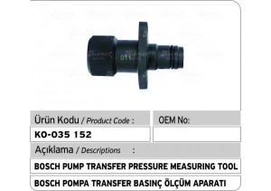 Bosch Pompa Transfer Basınç Ölçüm Aparatı